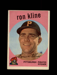 1959 RON KLINE TOPPS #265 PIRATES *3642