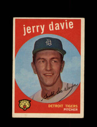 1959 JERRY DAVIE TOPPS #256 TIGERS *4274