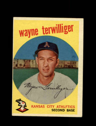1959 WAYNE TERWILLIGER TOPPS #496 ATHLETICS *8500