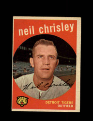 1959 NEIL CHRISLEY TOPPS #189 TIGERS *1080