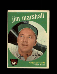 1959 JIM MARSHALL TOPPS #153 CUBS *6419