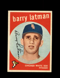 1959 BARRY LATMAN TOPPS #477 WHITE SOX *1928