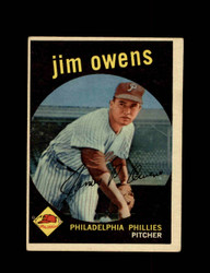 1959 JIM OWENS TOPPS #503 PHILLIES *4594