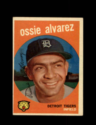 1959 OSSIE ALVAREZ TOPPS #504 TIGERS *3590