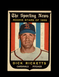 1959 DICK RICKETTS TOPPS #137 CARDINALS *9632