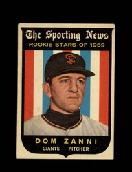1959 DOM ZANNI TOPPS #145 GIANTS *2786
