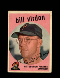 1959 BILL VIRDON TOPPS #190 PIRATES *3840