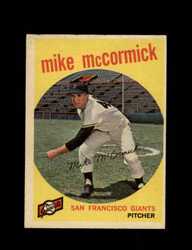 1959 MIKE MCCORMICK TOPPS #148 GIANTS *3851