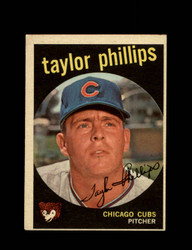 1959 TAYLOR PHILLIPS TOPPS #113 CUBS *3837