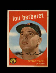 1959 LOU BERBERET TOPPS #96 TIGERS *3821