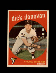 1959 DICK DONOVAN TOPPS #5 WHITE SOX *1076