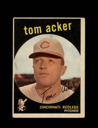 1959 TIM ACKER TOPPS #201 REDS *8300