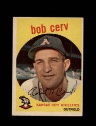1959 BOB CERV TOPPS #100 ATHLETICS *3984