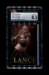 2021 TREY LANCE SELECT ROOKIE ARTISTIC SELECTIONS 49ERS CSG 8.5