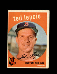 1959 TED LEPCIO TOPPS #348 RED SOX *1044