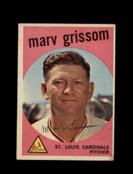 1959 MARV GRISSOM TOPPS #243 CARDINALS *5424