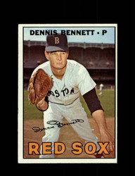 1967 DENNIS BENNETT TOPPS #206 RED SOX *G4917