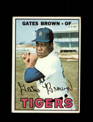 1967 GATES BROWN TOPPS #134 TIGERS *1488