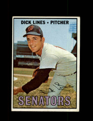 1967 DICK LINES TOPPS #273 SENATORS *R3847 