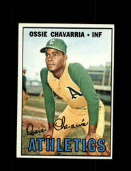 1967 OSSIE CHAVARRIA TOPPS #344 ATHLETICS *G4838