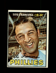 1967 TITO FRANCONA TOPPS #443 PHILLIES *G4870