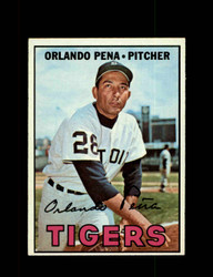 1967 ORLANDO PENA TOPPS #449 TIGERS *G4875
