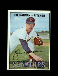 1967 JIM HANNAN TOPPS #291 SENATORS *G3442