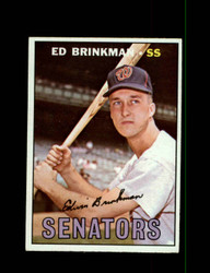 1967 ED BRINKMAN TOPPS #311 SENATORS *3720