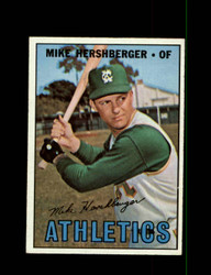 1967 MIKE HERSHBERGER TOPPS #323 ATHLETICS *G5060