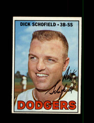 1967 DICK SCHOFIELD TOPPS #381 DODGERS *R4881