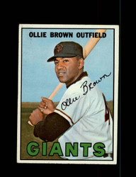 1967 OLLIE BROWN TOPPS #83 GIANTS *R5035