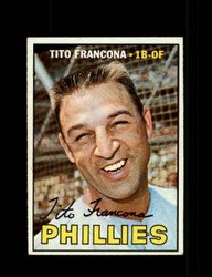 1967 TITO FRANCONA TOPPS #443 PHILLIES *R3741