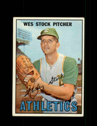 1967 WES STOCK TOPPS #74 ATHLETICS *R3738