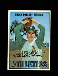 1967 CHUCK DOBSON TOPPS #438 ATHLETICS *R3751