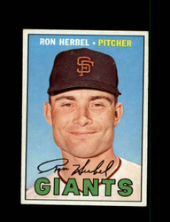 1967 RON HERBEL TOPPS #156 GIANTS *R3840