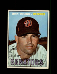 1967 JOHN ORSINO TOPPS #207 SENATORS *R3795