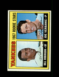 1967 ROBINSON & VERBANIC TOPPS #442 YANKEES ROOKIE STARS *G2603