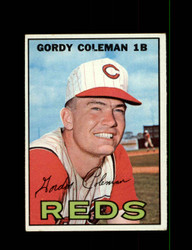 1967 GORDY COLEMAN TOPPS #61 REDS *R5781