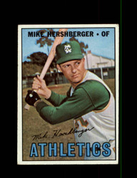 1967 MIKE HERSHBERGER TOPPS #323 ATHLETICS *R5625