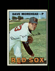 1967 DAVE MOREHEAD TOPPS #297 RED SOX *R5646