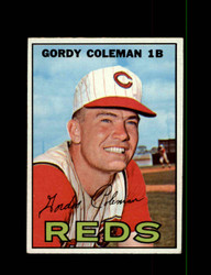 1967 GORDY COLEMAN TOPPS #61 REDS *R5655