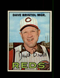 1967 DAVE BRISTOL TOPPS #21 REDS *R5707