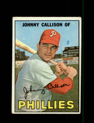 1967 JOHNNY CALLISON TOPPS #85 PHILLIES *R4532