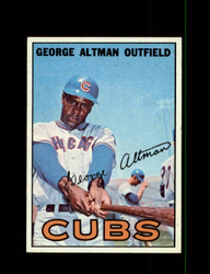 1967 GEORGE ALTMAN TOPPS #87 CUBS *R4546
