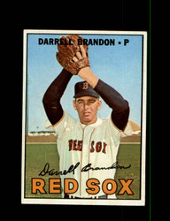 1967 DARRELL BRANDON TOPPS #117 RED SOX *G6752
