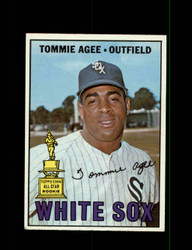 1967 TOMMIE AGEE TOPPS #455 WHITE SOX *R3993