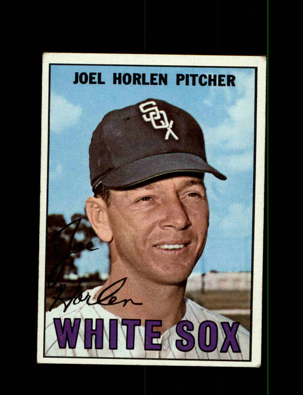 1967 Dextrer Press Joel Horlen Chicago White Sox