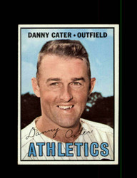 1967 DANNY CATER TOPPS #157 ATHLETICS *R3224
