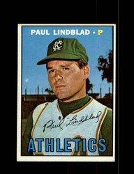1967 PAUL LINDBLAD TOPPS #227 ATHLETICS *G4616