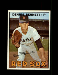 1967 DENNIS BENNETT TOPPS #206 RED SOX *G4610